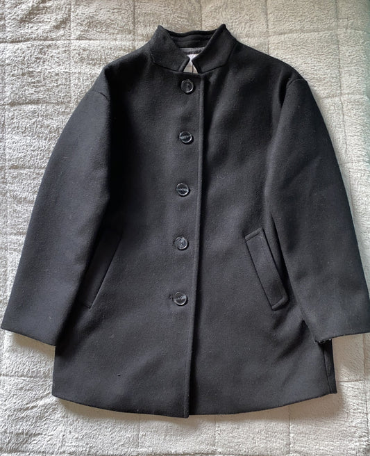 JASPER CONRAN Black Coat (Size 10)